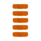 SOGA 5X 50x12 Orange Microfiber Flat Mop Floor Cleaning Pads Rotating Dust Remover $ 99.90