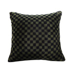 SOGA 45cm Urban Light Luxury Pillow Dark Night Green Checkered Square Throw Pillow $ 55.50