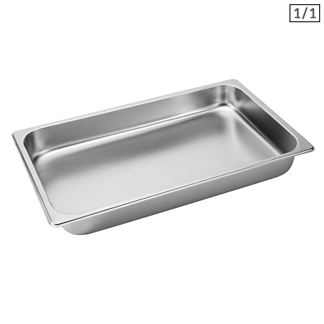 SOGA Gastronorm GN Pan Full Size 1/1 GN Pan 6.5cm Deep Stainless Steel Tray $ 33.50