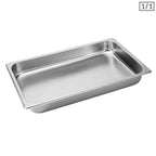 SOGA Gastronorm GN Pan Full Size 1/1 GN Pan 6.5cm Deep Stainless Steel Tray $ 33.50