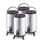 SOGA 4 x 10L Portable Insulated Cold/Heat Coffee Tea Beer Barrel Brew Pot With Dispenser $ 294.50