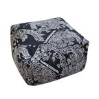 SOGA 55x30cm Black Squared Soft Pouffe Seat Cushion Elegant Home Accent Décor Stylish Footstool $ 133.50