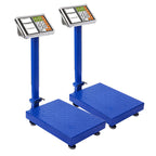 SOGA 2X 150kg Electronic Digital Platform Scale Computing Shop Postal Weight Blue $ 215.50