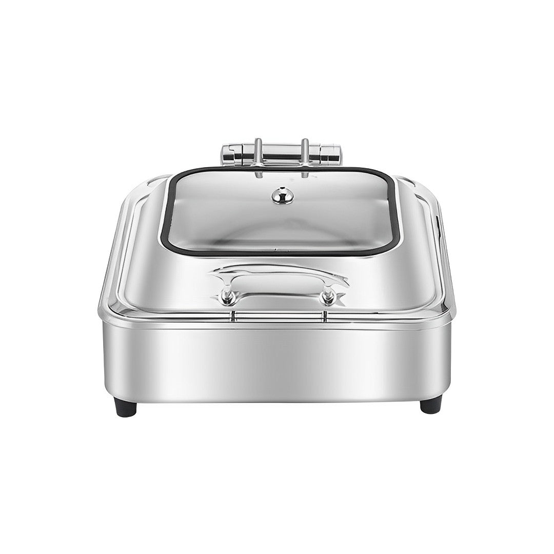 SOGA Stainless Steel Square Chafing Dish Tray Buffet Cater Food Warmer Chafer with Top Lid $ 383.50