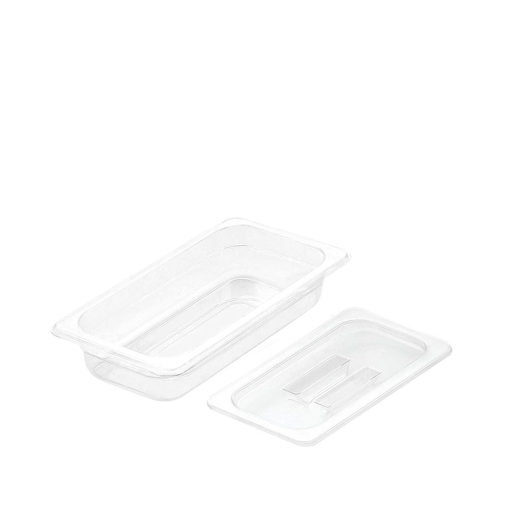 SOGA 65mm Clear Gastronorm GN Pan 1/3 Food Tray Storage with Lid $ 39.50
