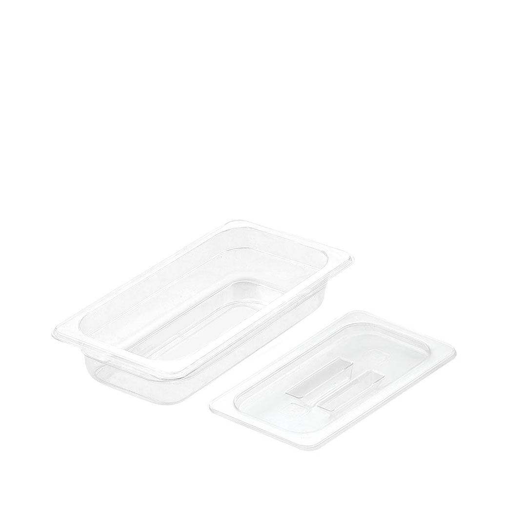 SOGA 65mm Clear Gastronorm GN Pan 1/3 Food Tray Storage with Lid $ 39.50