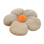 SOGA Orange Flower Cushion Shaped for Floor and Sitting Throw Pillow $ 33.50