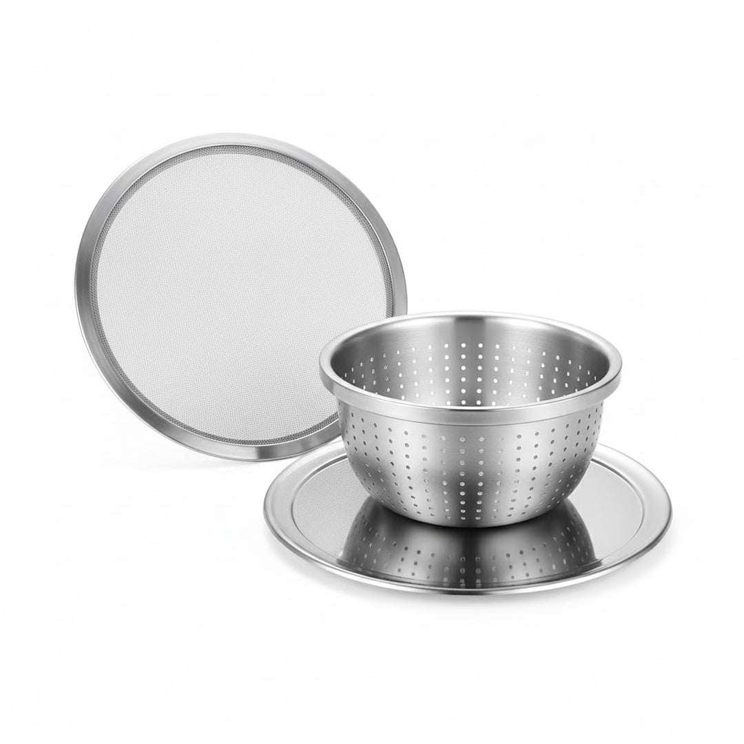 SOGA Kitchenware Bundle – Pizza Pans, Aluminum Baking Tray & Stainless Steel Colander Set $ 115