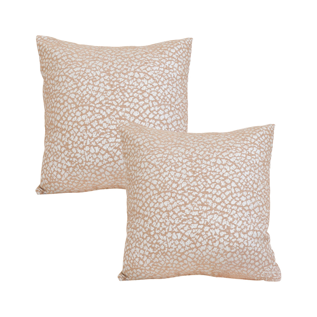 SOGA 2X 50cm Neutral Beige Speckled Pattern Contemporary Throw Pillow $ 133.90