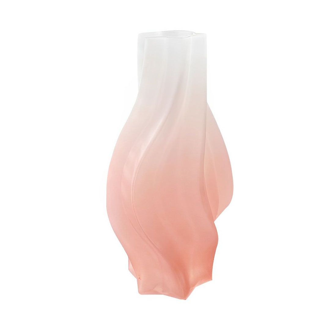 SOGA 32cm Pink Glass Vase Art Blown Hand Flower Tall Vintage Art Vases $ 55.50