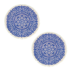 SOGA 2X 120cm Mandala Round Tapestry Indian Area Rug for Living Room Lounge Anti-slip Doormat Home Decor