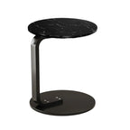 SOGA 50cm Black Marble Mini Side Table Movable Lightweight w/ Black Frame $ 53.50