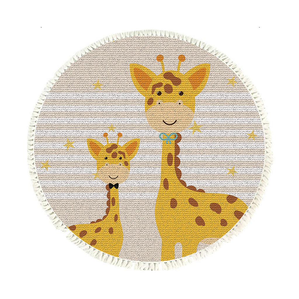 SOGA 120cm Cute Cartoon Animal Non-Slip Thick and Ultra-Soft Carpet Flannel Rug $ 73.50