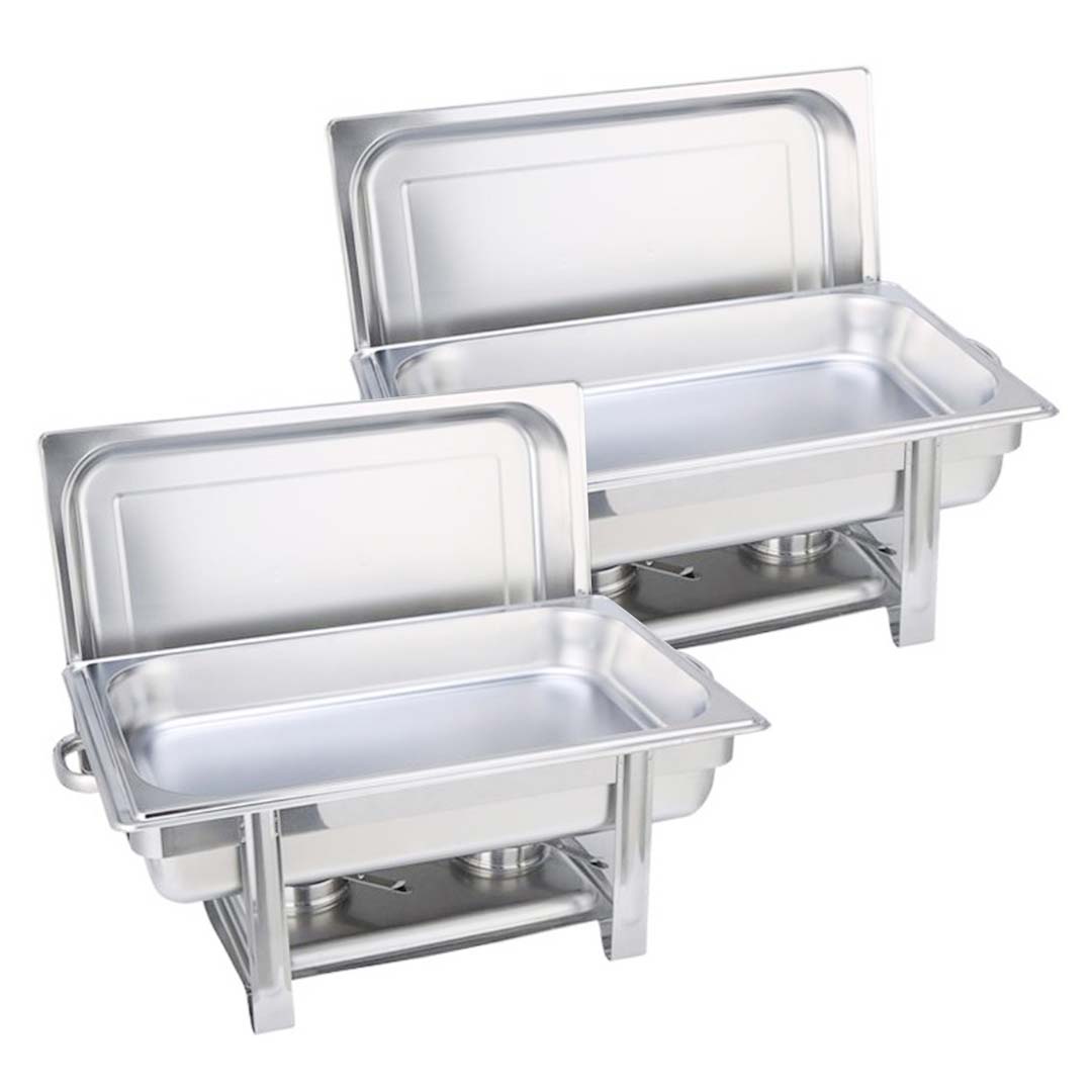 SOGA 2X Single Tray Stainless Steel Chafing Catering Dish Food Warmer $ 344.90