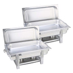 SOGA 2X Single Tray Stainless Steel Chafing Catering Dish Food Warmer $ 344.90
