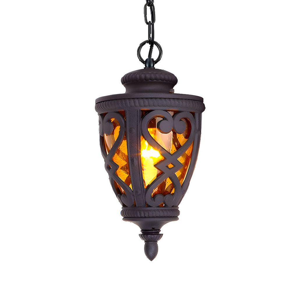 Vintage Lamp 48cm Aluminum Glass Lantern Chandelier for Home Decor $ 488.90