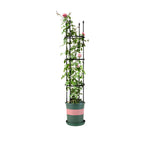 SOGA 133cm 4-Bar Plant Frame Stand Trellis Vegetable Flower Herbs Outdoor Vine Support Garden Rack with Rings $ 41.50