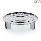 SOGA 39cm Stainless Steel Steamer Insert Stock Pot Steaming Rack Stockpot Tray $ 44.50