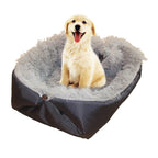 SOGA Black Dual-purpose Cushion Nest Cat Dog Bed Warm Plush Kennel Mat Pet Home Travel Essentials $ 35.50