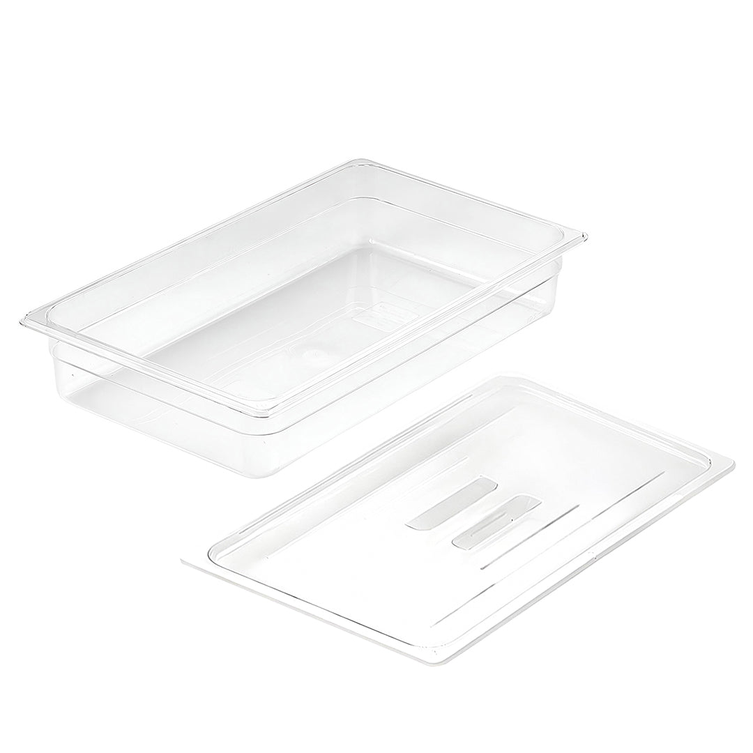 SOGA 100mm Clear Gastronorm GN Pan 1/1 Food Tray Storage with Lid $ 58.90