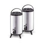 SOGA 2 x 8L Portable Insulated Cold/Heat Coffee Tea Beer Barrel Brew Pot With Dispenser $ 127.90