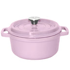 SOGA 26cm Pink Cast Iron Ceramic Stewpot Casserole Stew Cooking Pot With Lid $ 133.50