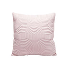 SOGA 50cm Pink Textured Geometric Pattern Decorative Throw Pillow $ 61