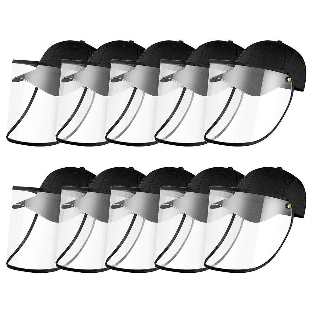 10X Outdoor Protection Hat Anti-Fog Pollution Dust Saliva Protective Cap Full Face HD Shield Cover Adult Black $ 211