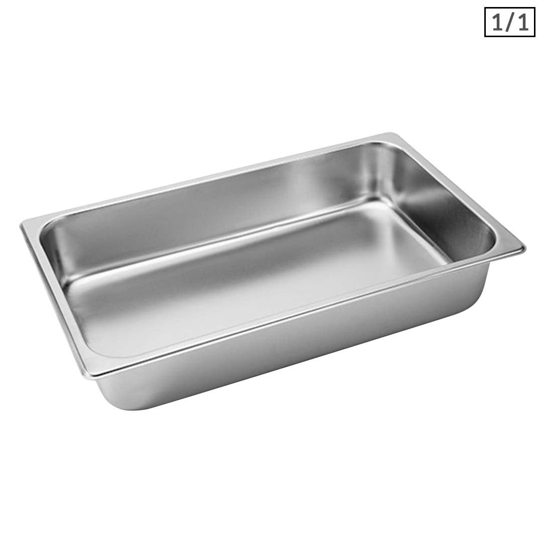 SOGA Gastronorm GN Pan Full Size 1/1 GN Pan 10cm Deep Stainless Steel Tray $ 36.90