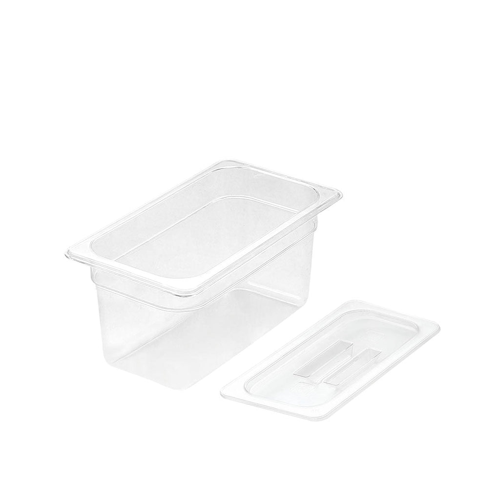 SOGA 150mm Clear Gastronorm GN Pan 1/3 Food Tray Storage with Lid $ 45.50