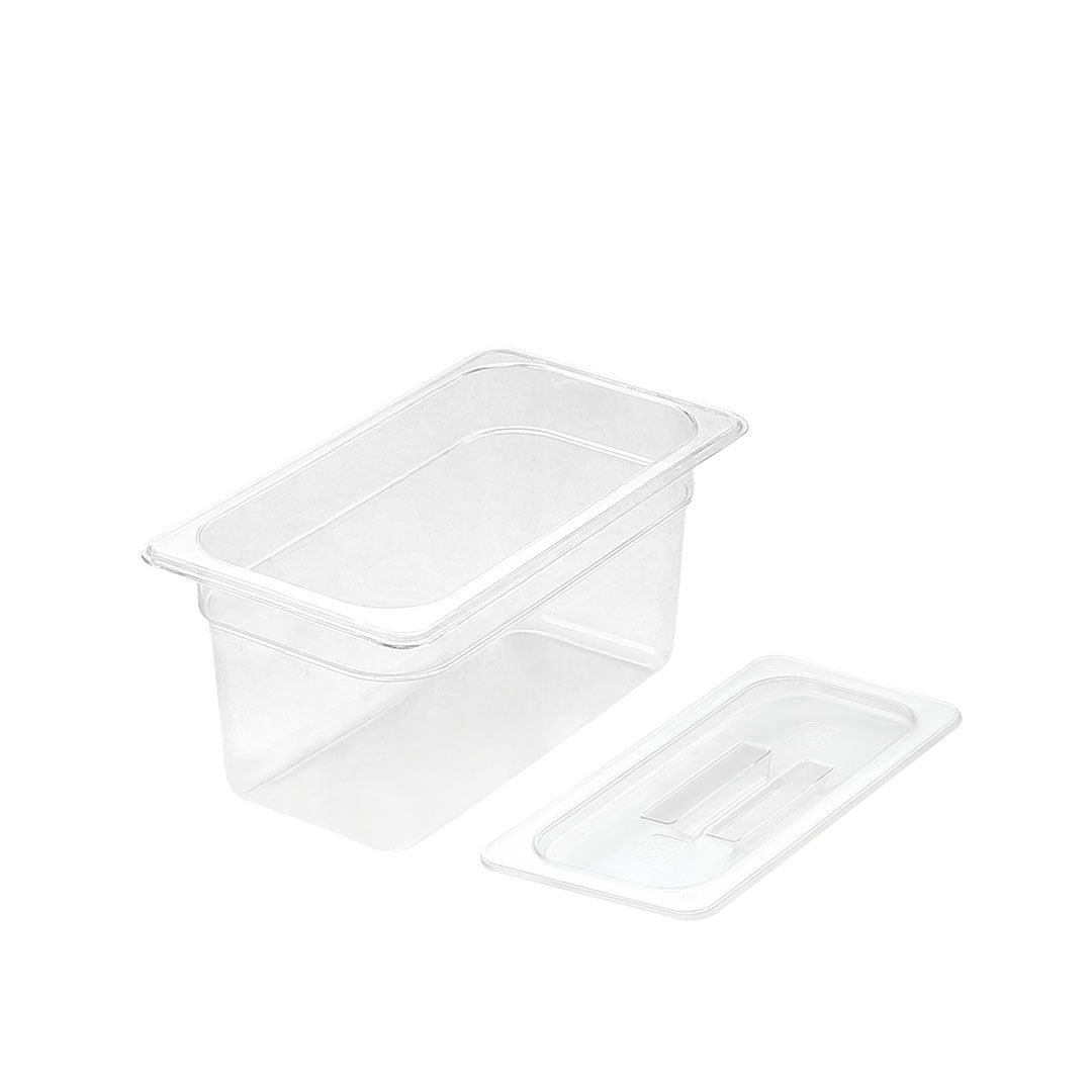 SOGA 150mm Clear Gastronorm GN Pan 1/3 Food Tray Storage with Lid $ 45.50