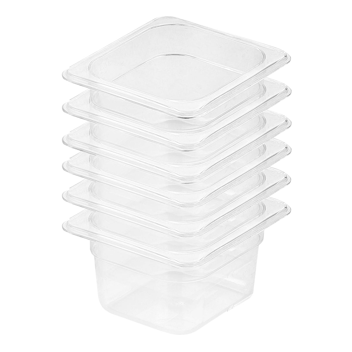 SOGA 100mm Clear Gastronorm GN Pan 1/6 Food Tray Storage Bundle of 6 $ 174.50