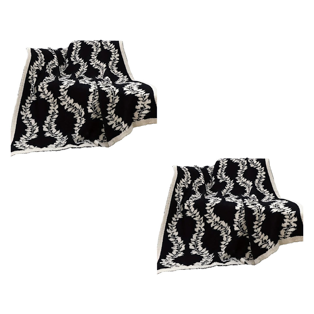 SOGA 2X 130x170cm Throw Blanket Retro Vine Pattern Casual Stylish Cozy $ 215.50