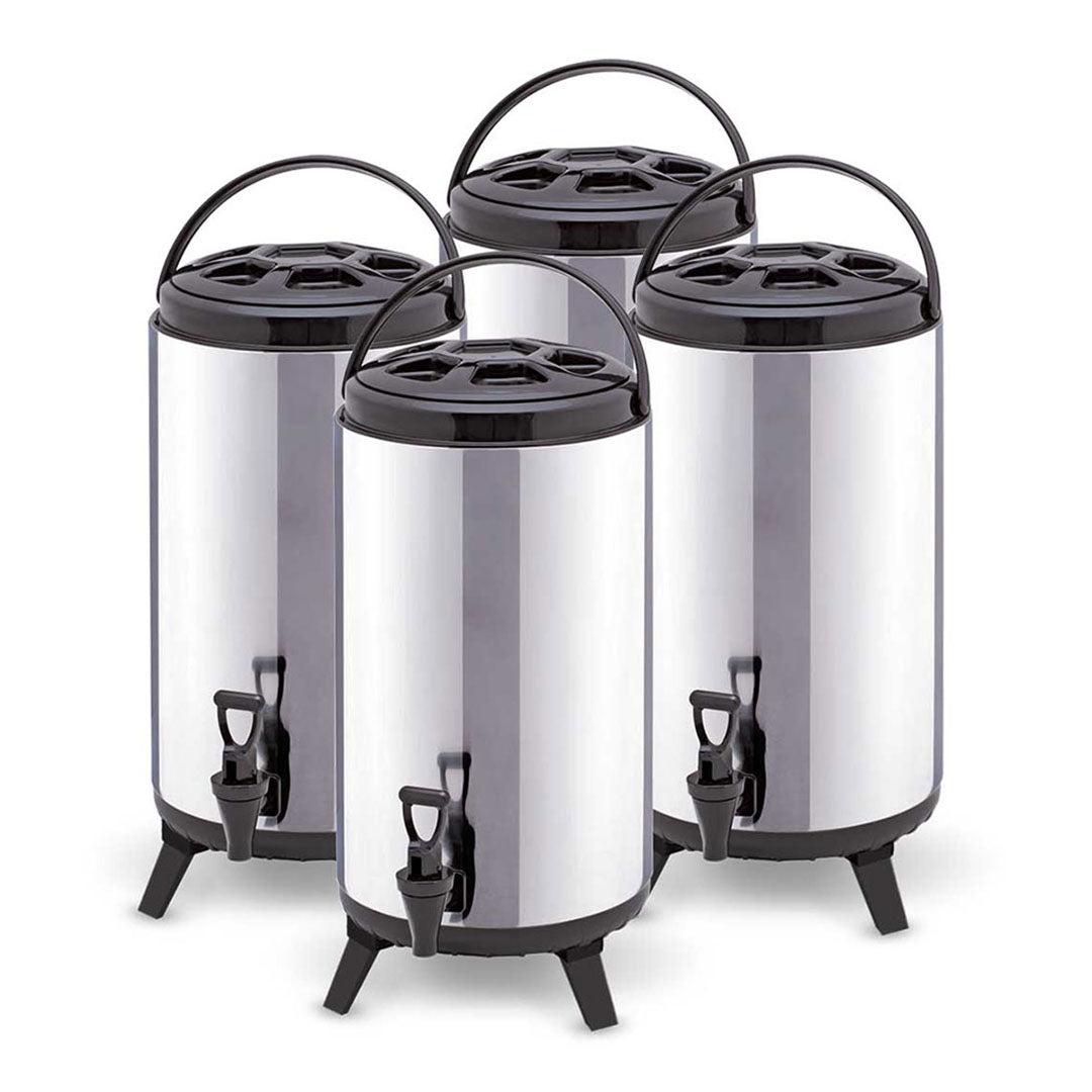 SOGA 4X 14L Portable Insulated Cold/Heat Coffee Tea Beer Barrel Brew Pot With Dispenser $ 361.50