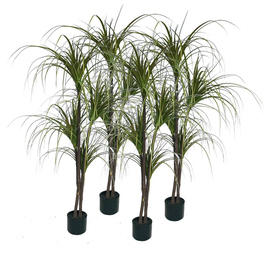 SOGA 4X 150cm Artificial Dracaena Plant Fake Potted, Simulation Tree Fake Plant Home Decor $ 696.90