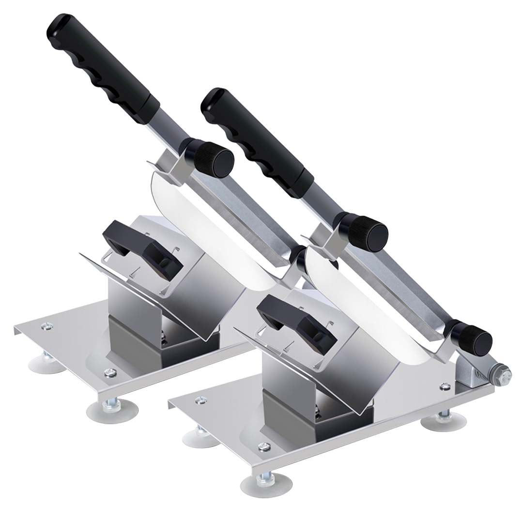SOGA 2X Manual Frozen Meat Slicer Handle Meat Cutting Machine 18/10 Commercial Grade Stainless Steel $ 172.90