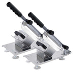 SOGA 2X Manual Frozen Meat Slicer Handle Meat Cutting Machine 18/10 Commercial Grade Stainless Steel $ 172.90
