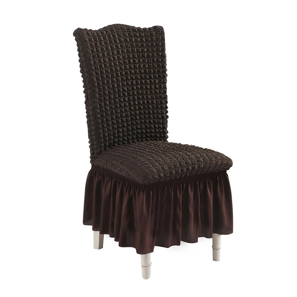 SOGA Coffee Chair Cover Seat Protector with Ruffle Skirt Stretch Slipcover Wedding Party Home Decor $ 33.50