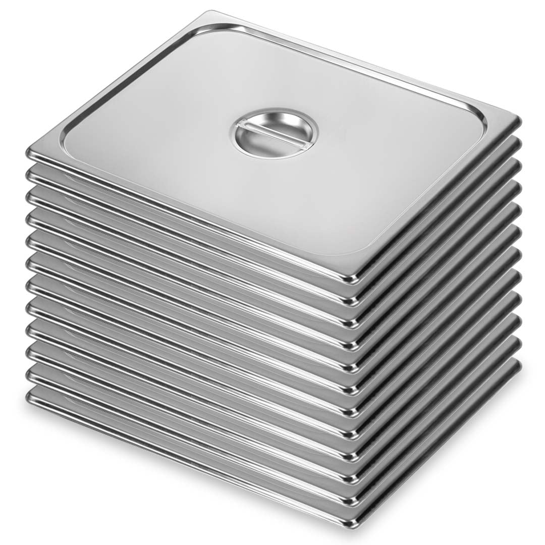 SOGA 12X Gastronorm GN Pan Lid Full Size 1/1 Stainless Steel Tray Top Cover $ 222.50