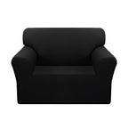 SOGA 1-Seater Black Sofa Cover Couch Protector High Stretch Lounge Slipcover Home Decor $ 35.50