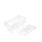SOGA 100mm Clear Gastronorm GN Pan 1/3 Food Tray Storage Bundle of 2 with Lid $ 83.90