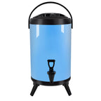 SOGA 16L Stainless Steel Insulated Milk Tea Barrel Hot and Cold Beverage Dispenser Container with Faucet Blue $ 105.50