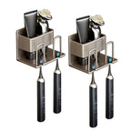 SOGA 2X 15cm Wall-Mounted Bathroom Storage Organiser Space Saving Adhesive Shelf Rack $ 65.50