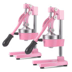 SOGA 2X Commercial Manual Juicer Hand Press Juice Extractor Squeezer Orange Citrus Pink $ 215.50
