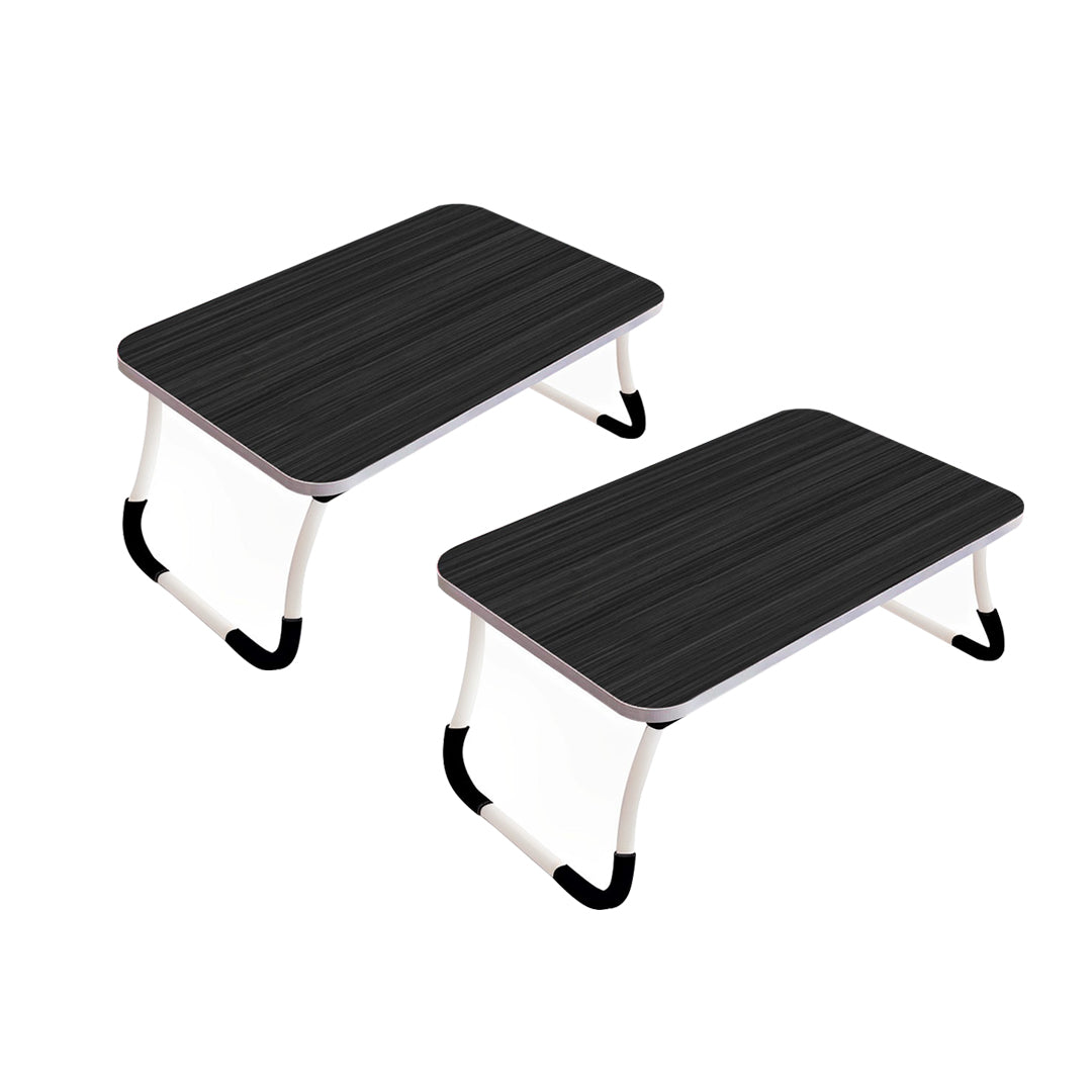 SOGA 2X Black Portable Bed Table Adjustable Foldable Bed Sofa Study Table Laptop Mini Desk Breakfast Tray Home Decor $ 65.50
