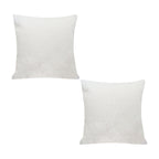 SOGA 2X 50cm White Throw Pillow Premium Polyester Fiber and Cotton for Home Decor $ 129.50