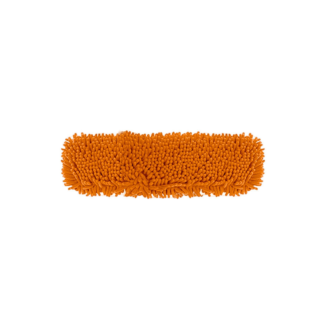 SOGA 50x12 Orange Microfiber Flat Mop Floor Cleaning Pads Rotating Dust Remover $ 21.50