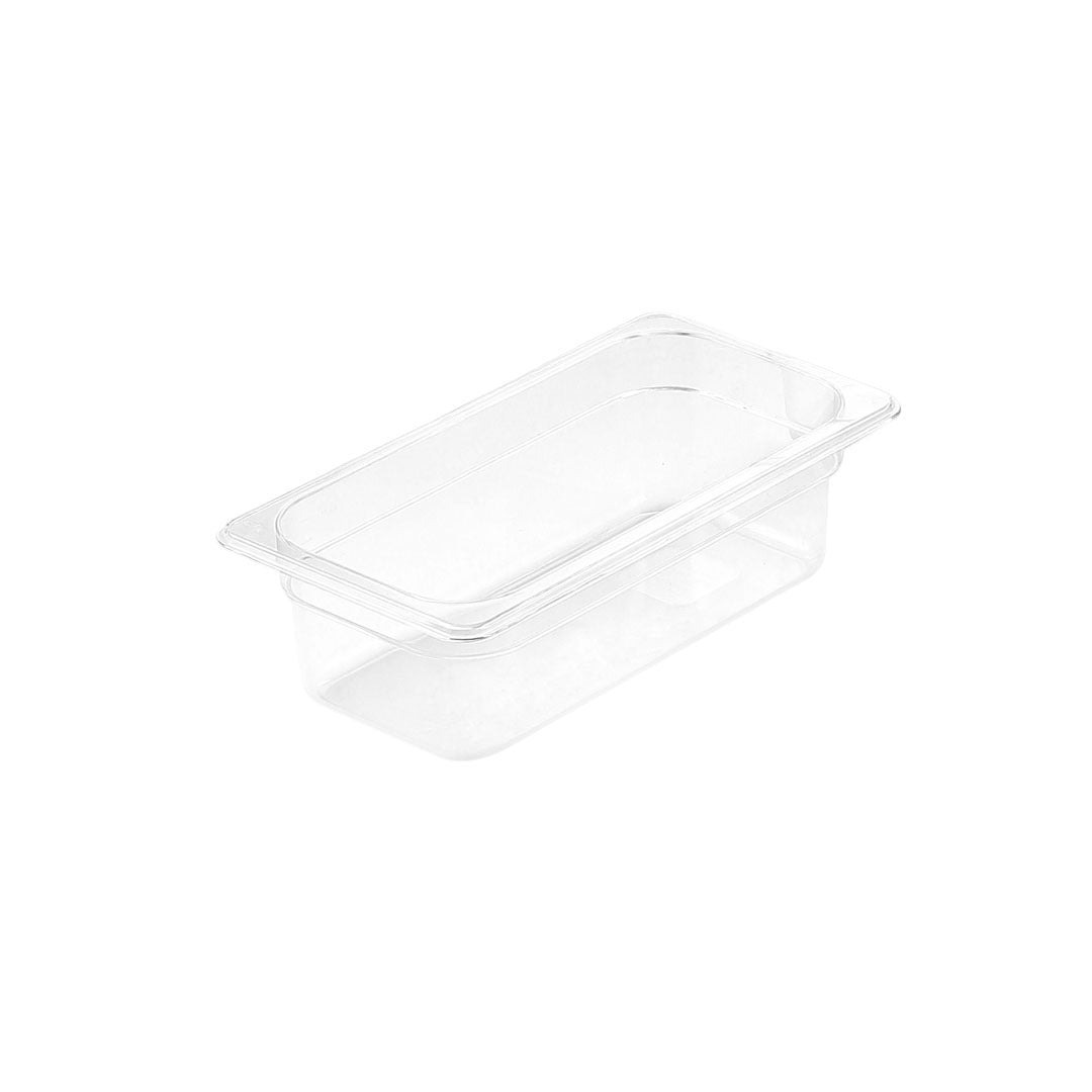 SOGA 100mm Clear Gastronorm GN Pan 1/3 Food Tray Storage