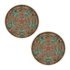SOGA 2X 90cm Mandala Round Area Thick Anti-slip Doormat Home Decor $ 107.90