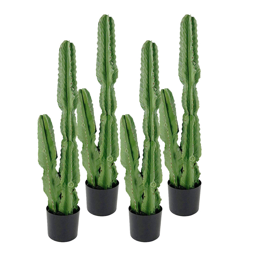 SOGA 4X 95cm Green Artificial Indoor Cactus Tree Fake Plant Simulation Decorative 2 Heads $ 536.50
